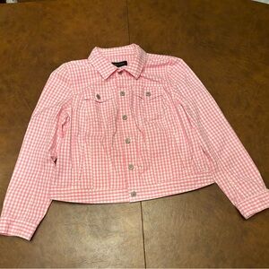 Talbots Gingham Cotton Jacket